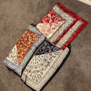 Silk Scarves (headscarves or crop tops!)